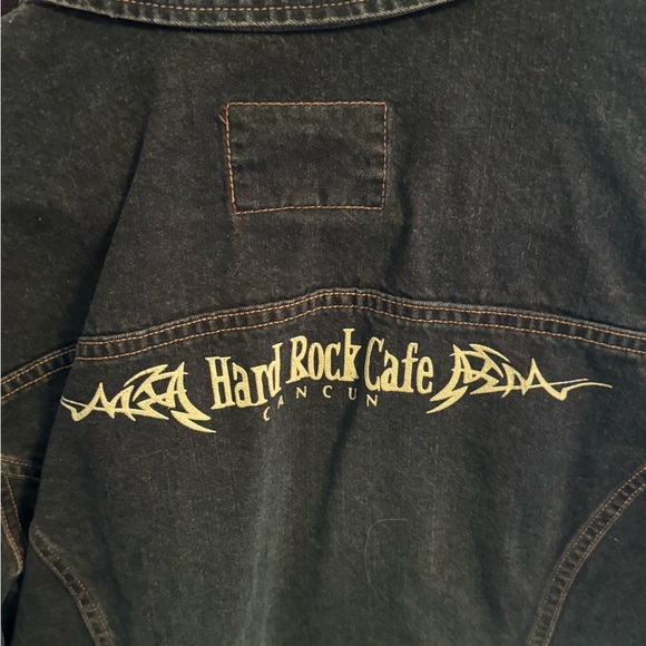 🎸 Old School Vintage 90’s Hard Rock Cafe Denim Jeans Jacket - Never Worn 🎸 - Picture 6 of 16
